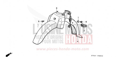 FRONT FENDER PK50L de 1990